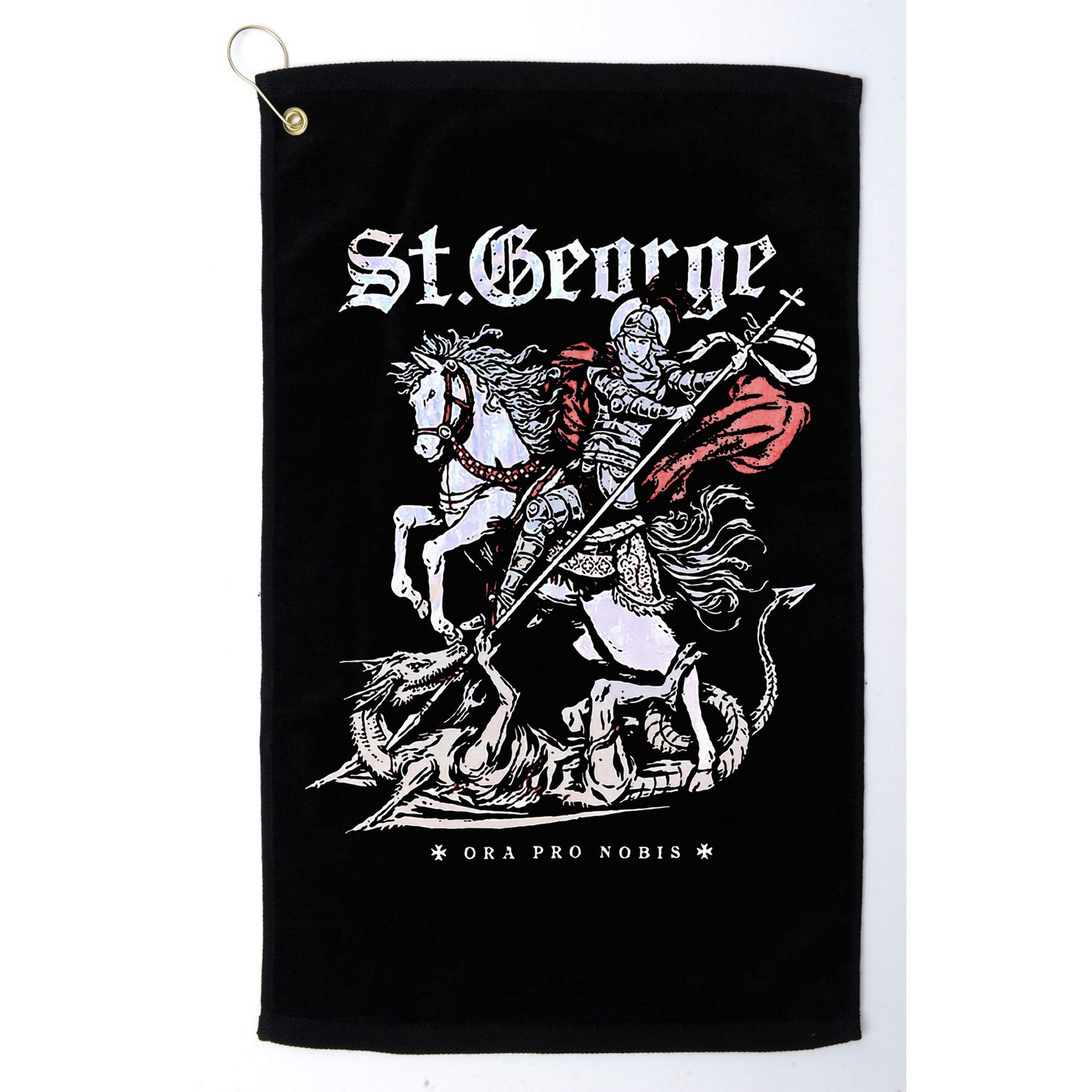St. George And The Dragon Golf Towel