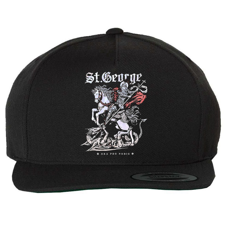 St. George And The Dragon Wool Snapback Cap