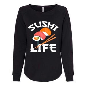 Sushi Gift Anime Sushi Life Japanese Food Lover Gift Womens California Wash Sweatshirt