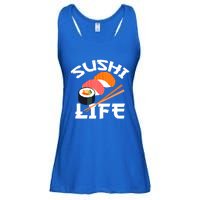 Sushi Gift Anime Sushi Life Japanese Food Lover Gift Ladies Essential Flowy Tank