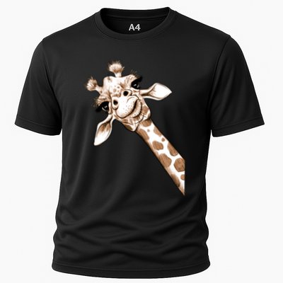 Sketch Giraffe Art Performance Shirt