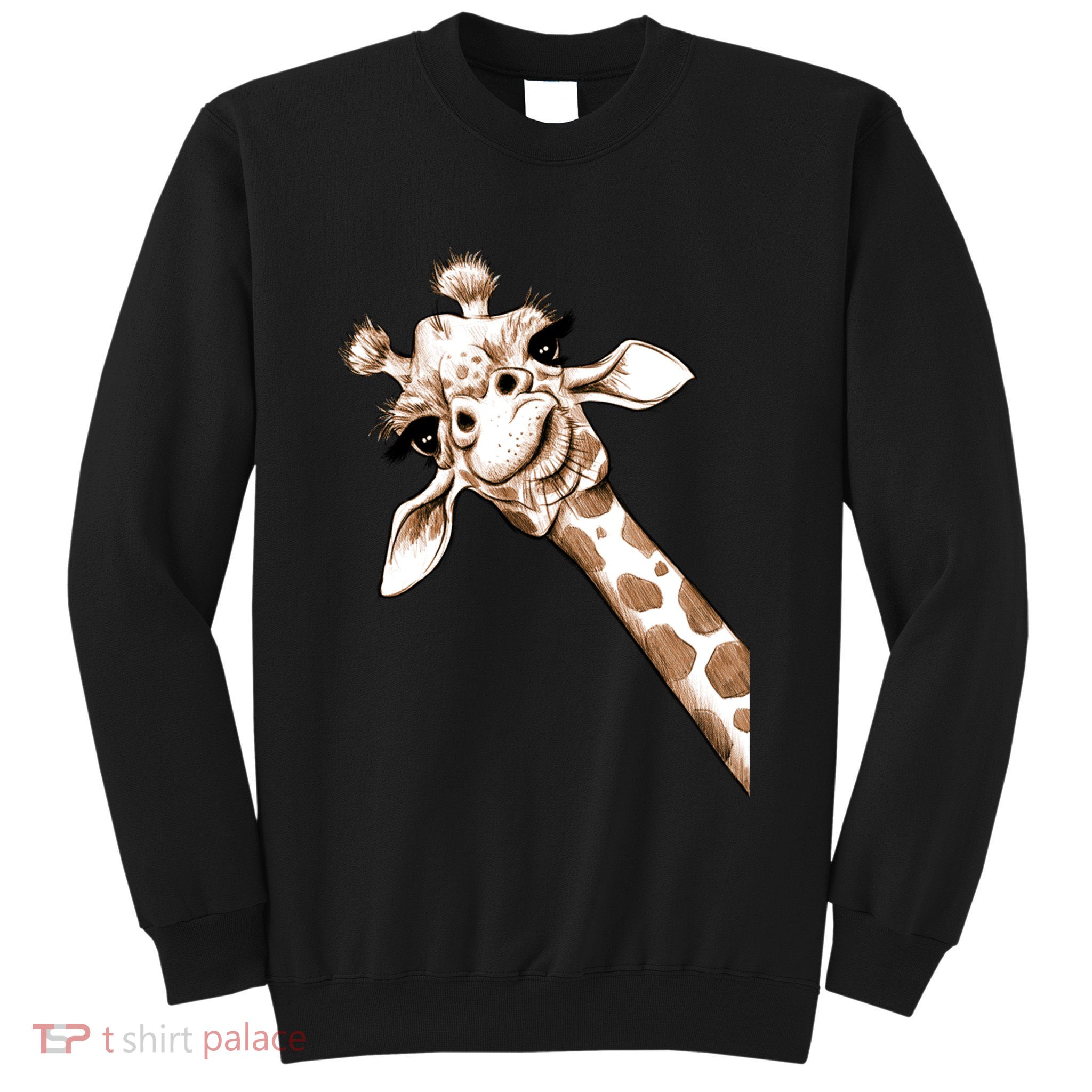 Sketch Giraffe Art Sweatshirt
