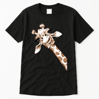 Sketch Giraffe Art Tall T-Shirt