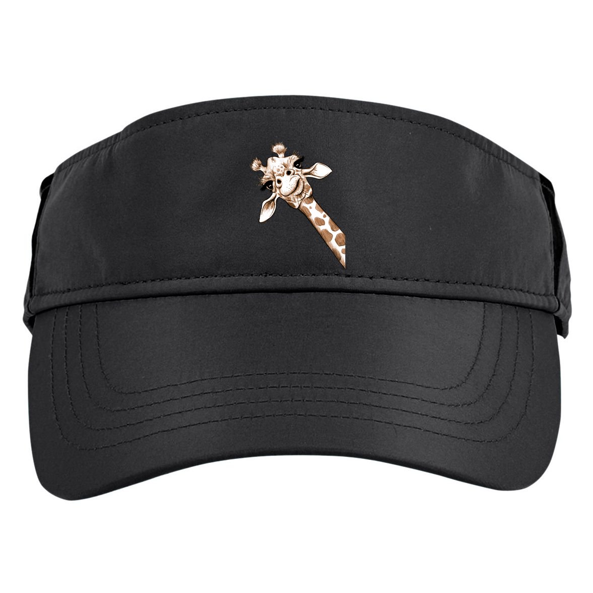 Sketch Giraffe Art Adult Drive Performance Visor