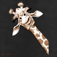 Sketch Giraffe Art 11oz C Handle Ceramic Mug