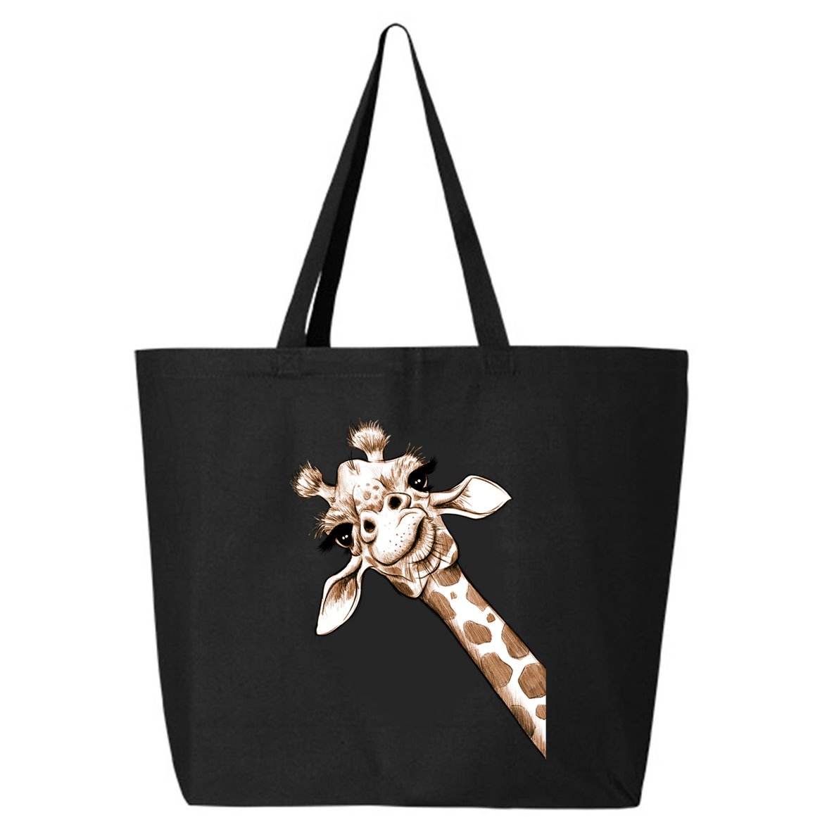 Sketch Giraffe Art 25L Jumbo Tote