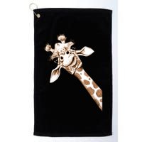 Sketch Giraffe Art Golf Towel