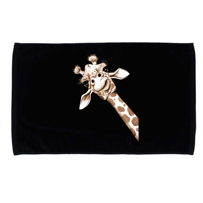 Sketch Giraffe Art Microfiber Hand Towel