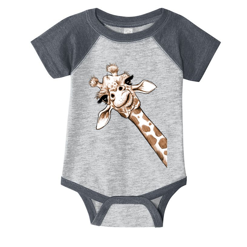 Sketch Giraffe Art Infant Baby Jersey Bodysuit
