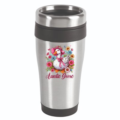 Silly Goose Auntie Aunt Coquette Mothers Day Auntie Goose 16oz Travel Tumbler