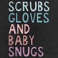 Scrubs Gloves And Baby Snugs 11oz C Handle Ceramic Mug