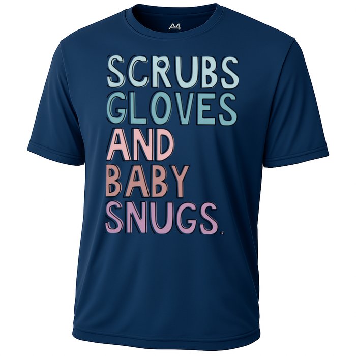 Scrubs Gloves And Baby Snugs Cooling Performance Crew T-Shirt