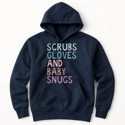 Scrubs Gloves And Baby Snugs Hoodie