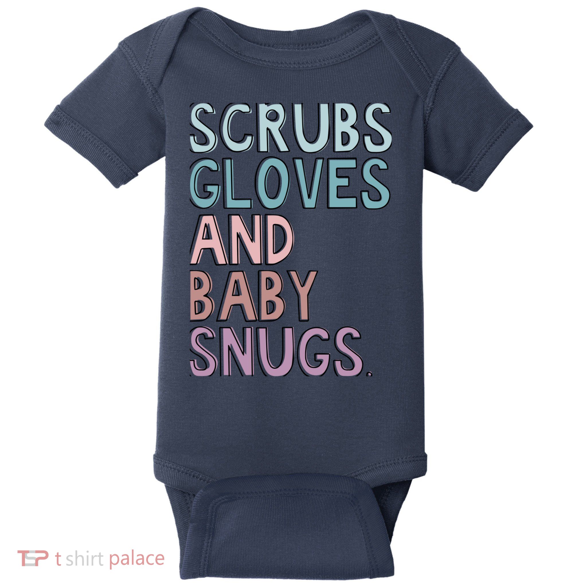 Scrubs Gloves And Baby Snugs Baby Bodysuit