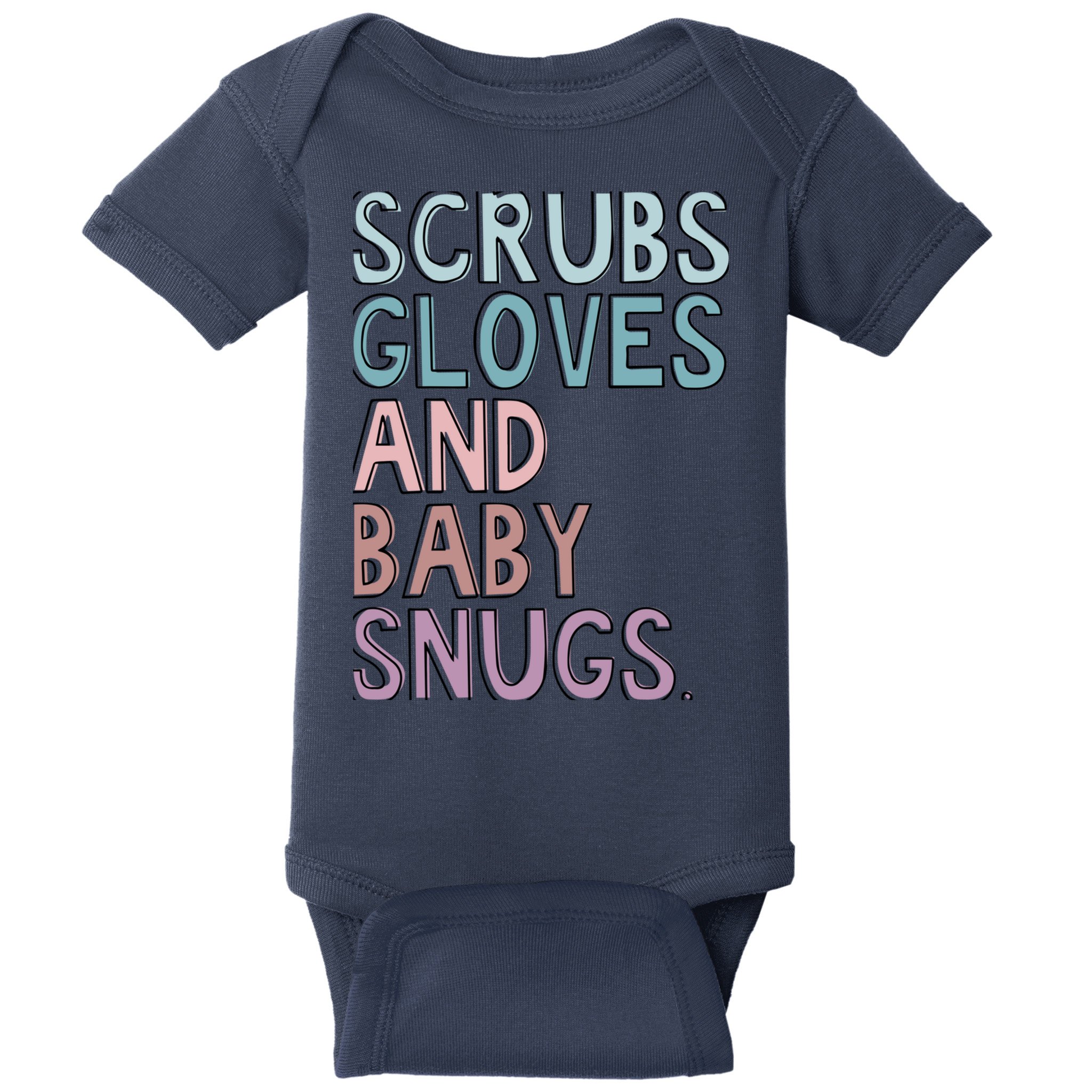 Scrubs Gloves And Baby Snugs Baby Bodysuit