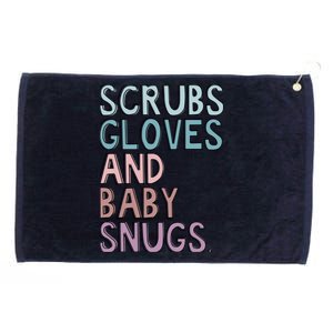 Scrubs Gloves And Baby Snugs Grommeted Golf Towel