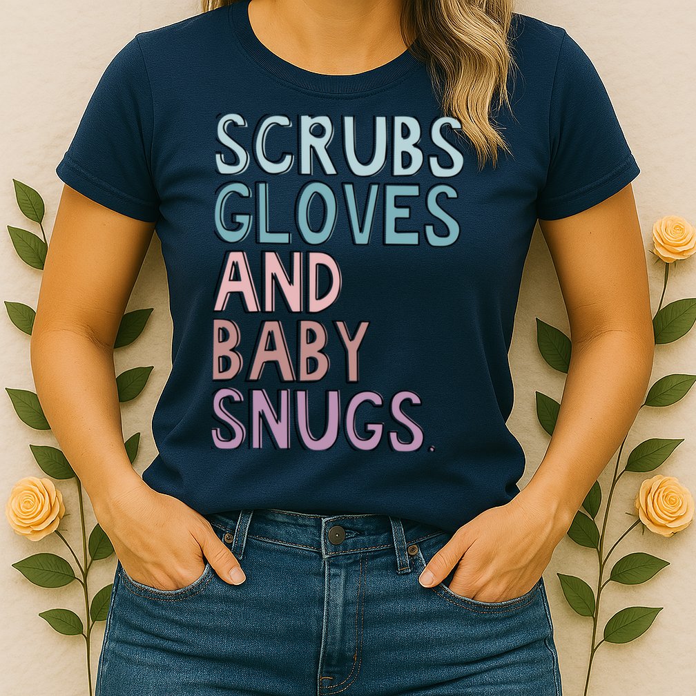 Scrubs Gloves And Baby Snugs Womens T-Shirt
