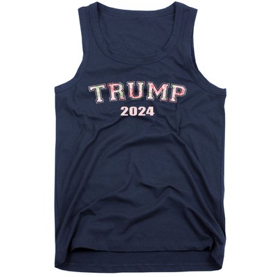 Soft Girl Aesthetic Trump Floral Republican Tank Top