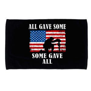 Some Gave All Memorial Veterans Day Partiotic USA Military Microfiber Hand Towel