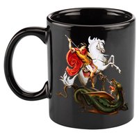St. George And The Dragon England Catholic Saints Pray 11oz C Handle Ceramic Mug
