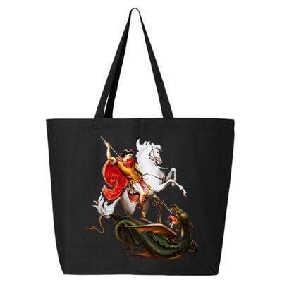 St. George And The Dragon England Catholic Saints Pray 25L Jumbo Tote