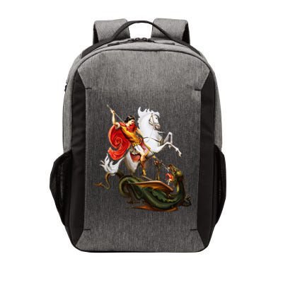 St. George And The Dragon England Catholic Saints Pray Vector Backpack