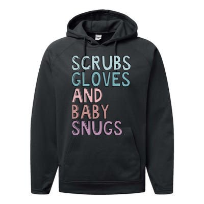 Scrubs Gloves And Baby Snugs Performance Fleece Hoodie