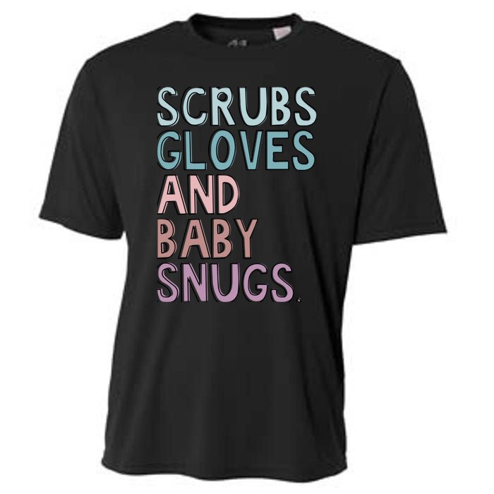 Scrubs Gloves And Baby Snugs Cooling Performance Crew T-Shirt