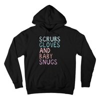 Scrubs Gloves And Baby Snugs Hoodie