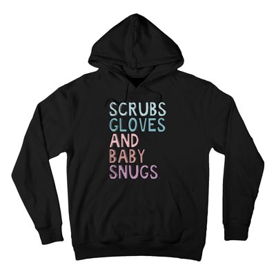 Scrubs Gloves And Baby Snugs Hoodie