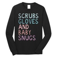 Scrubs Gloves And Baby Snugs Long Sleeve Shirt