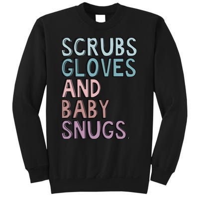 Scrubs Gloves And Baby Snugs Sweatshirt