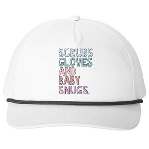 Scrubs Gloves And Baby Snugs Snapback Five-Panel Rope Hat