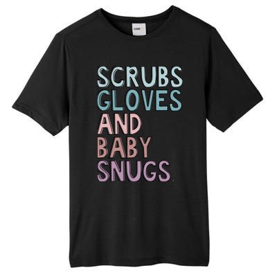 Scrubs Gloves And Baby Snugs Tall Fusion ChromaSoft Performance T-Shirt