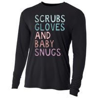 Scrubs Gloves And Baby Snugs Cooling Performance Long Sleeve Crew