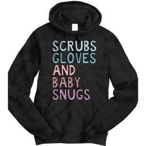 Scrubs Gloves And Baby Snugs Tie Dye Hoodie