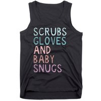 Scrubs Gloves And Baby Snugs Tank Top