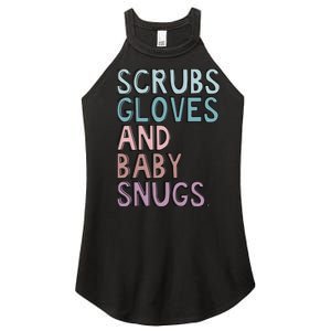 Scrubs Gloves And Baby Snugs Women's Perfect Tri Rocker Tank