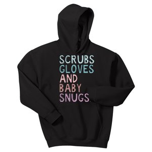 Scrubs Gloves And Baby Snugs Kids Hoodie