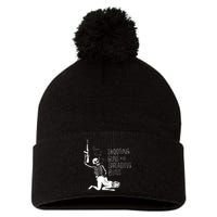 Shooting Guns And Spreading Buns Pom Pom 12in Knit Beanie