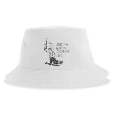 Shooting Guns And Spreading Buns Sustainable Bucket Hat