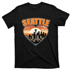 Seattle Gifts Apparel Souvenirs Usa Hiking Camping American T-Shirt