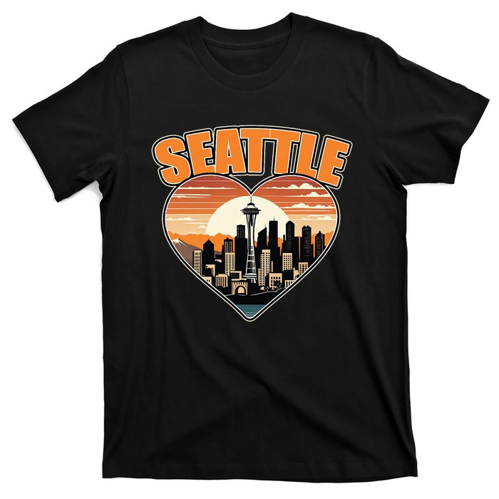 Seattle Gifts Apparel Souvenirs Usa Hiking Camping American T-Shirt