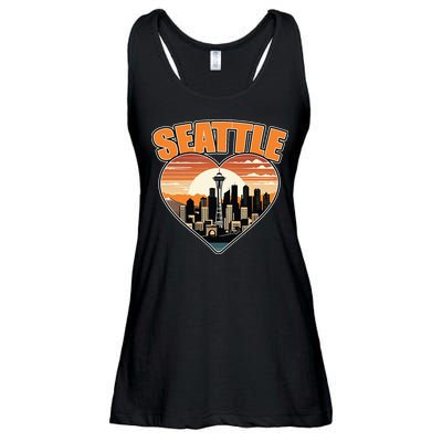 Seattle Gifts Apparel Souvenirs Usa Hiking Camping American Ladies Essential Flowy Tank