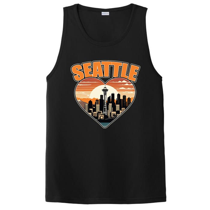 Seattle Gifts Apparel Souvenirs Usa Hiking Camping American PosiCharge Competitor Tank