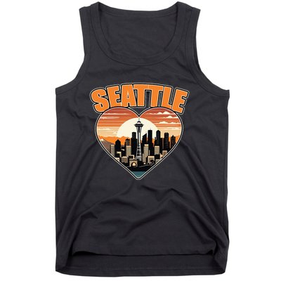 Seattle Gifts Apparel Souvenirs Usa Hiking Camping American Tank Top