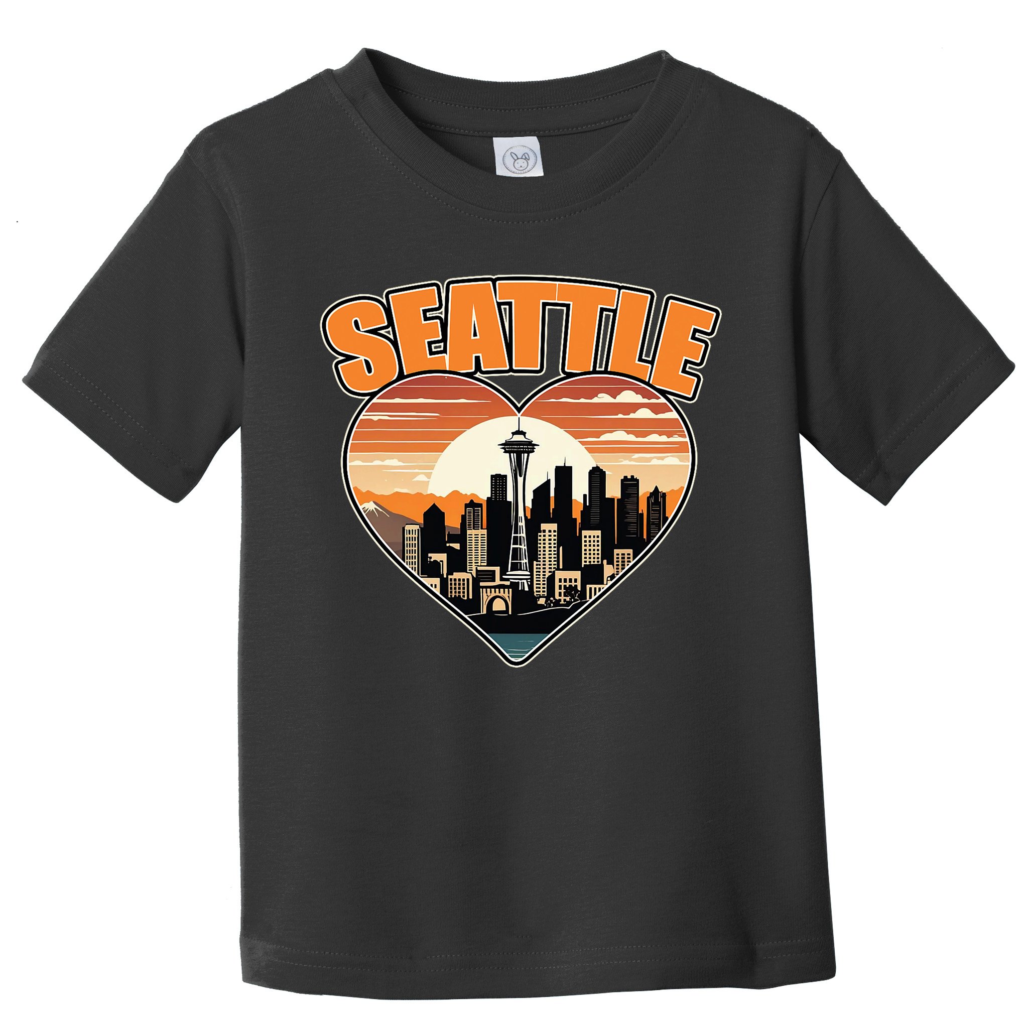 Seattle Gifts Apparel Souvenirs Usa Hiking Camping American Toddler T-Shirt