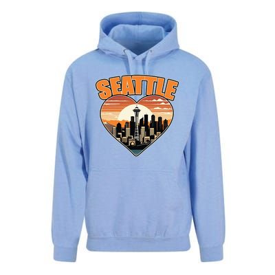 Seattle Gifts Apparel Souvenirs Usa Hiking Camping American Unisex Surf Hoodie