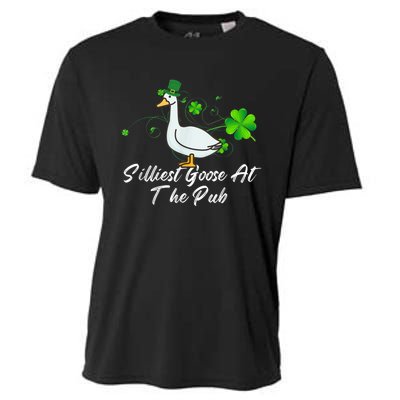 Silliest Goose At The Pub St. Patrick’s Day Cooling Performance Crew T-Shirt