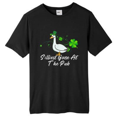 Silliest Goose At The Pub St. Patrick’s Day Tall Fusion ChromaSoft Performance T-Shirt